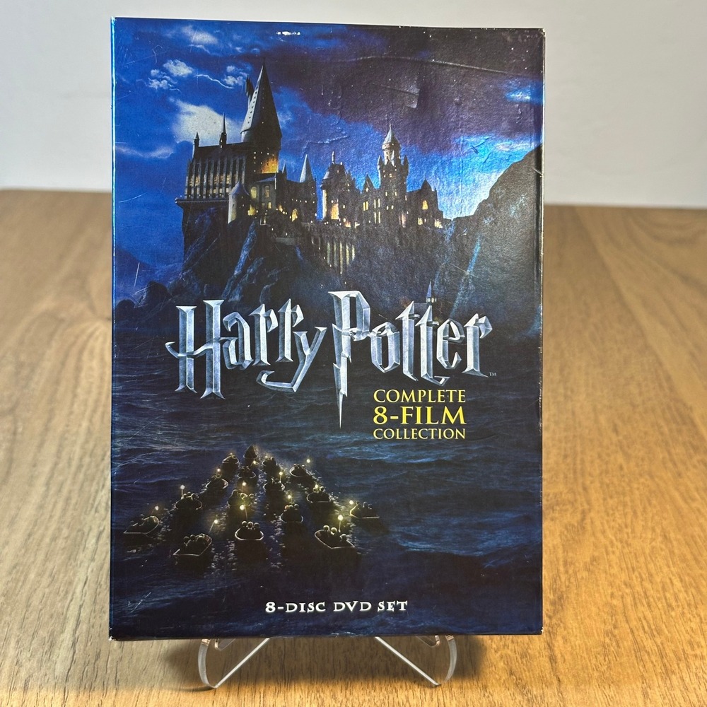 Warner Bros Harry Potter Complete 8-Film Collection DVD Set Good Widescreen